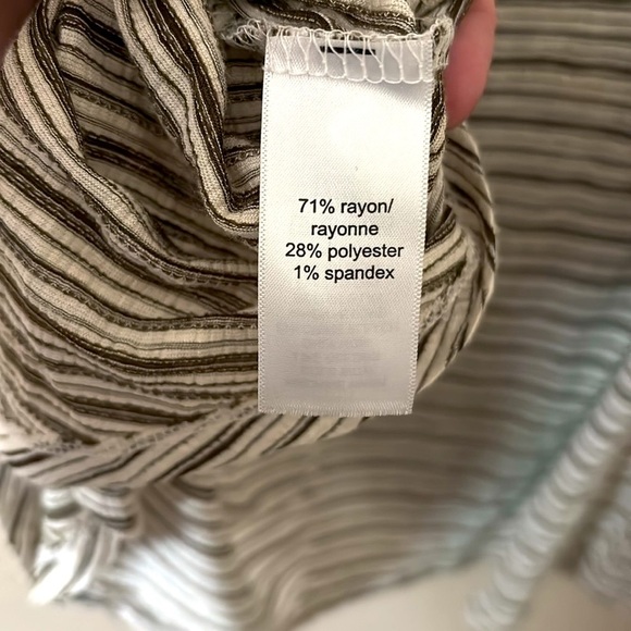 Women’s Maurice’s Short Sleeve Top Plus Size, 4X, Stripe - Picture 7 of 7